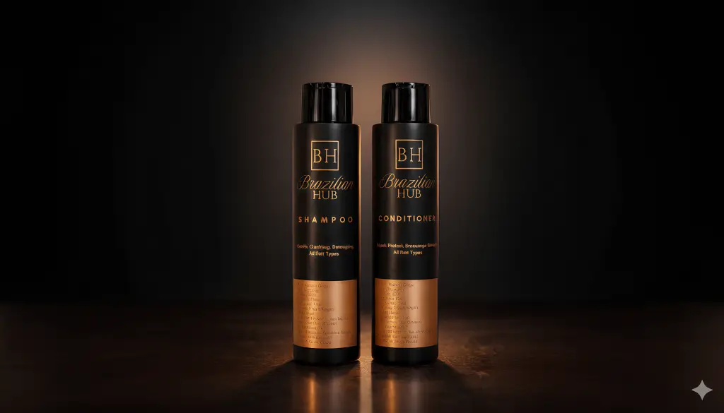 brazilian hub shampoo & conditioner combo 500ml brazilian hub shampoo & conditioner combo 500ml